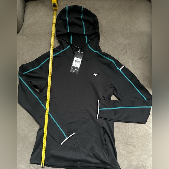 ❌SOLD❌NWT- Mizuno Vortex Warmalite Hooded Longsleeve- Black size L - Picture 1 of 4